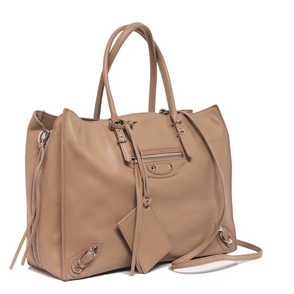 New Papier Zip-around B4 Aj Rose Leather - Picture 1 of 8